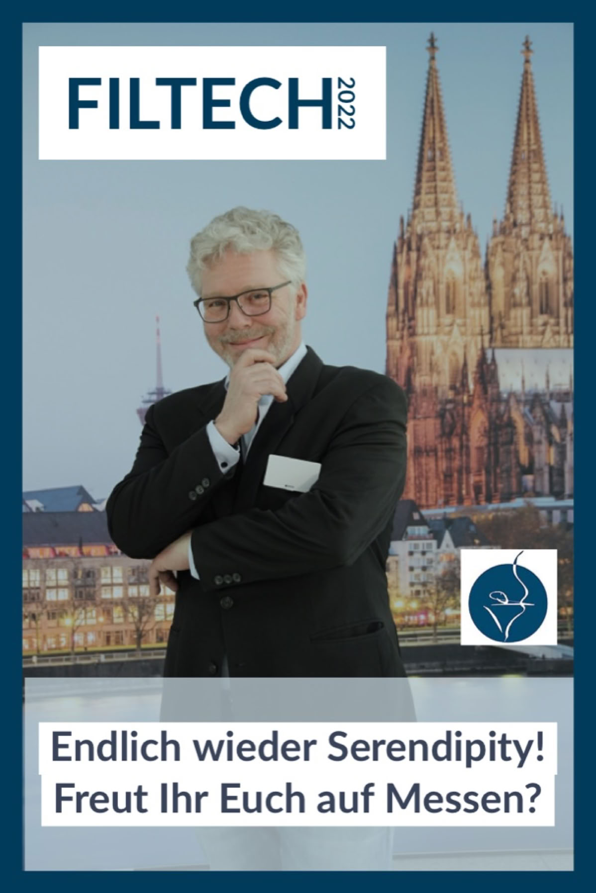 Stephan Schütze erlebt endlich wieder Serendipity auf der Filtech 2022 in Köln
