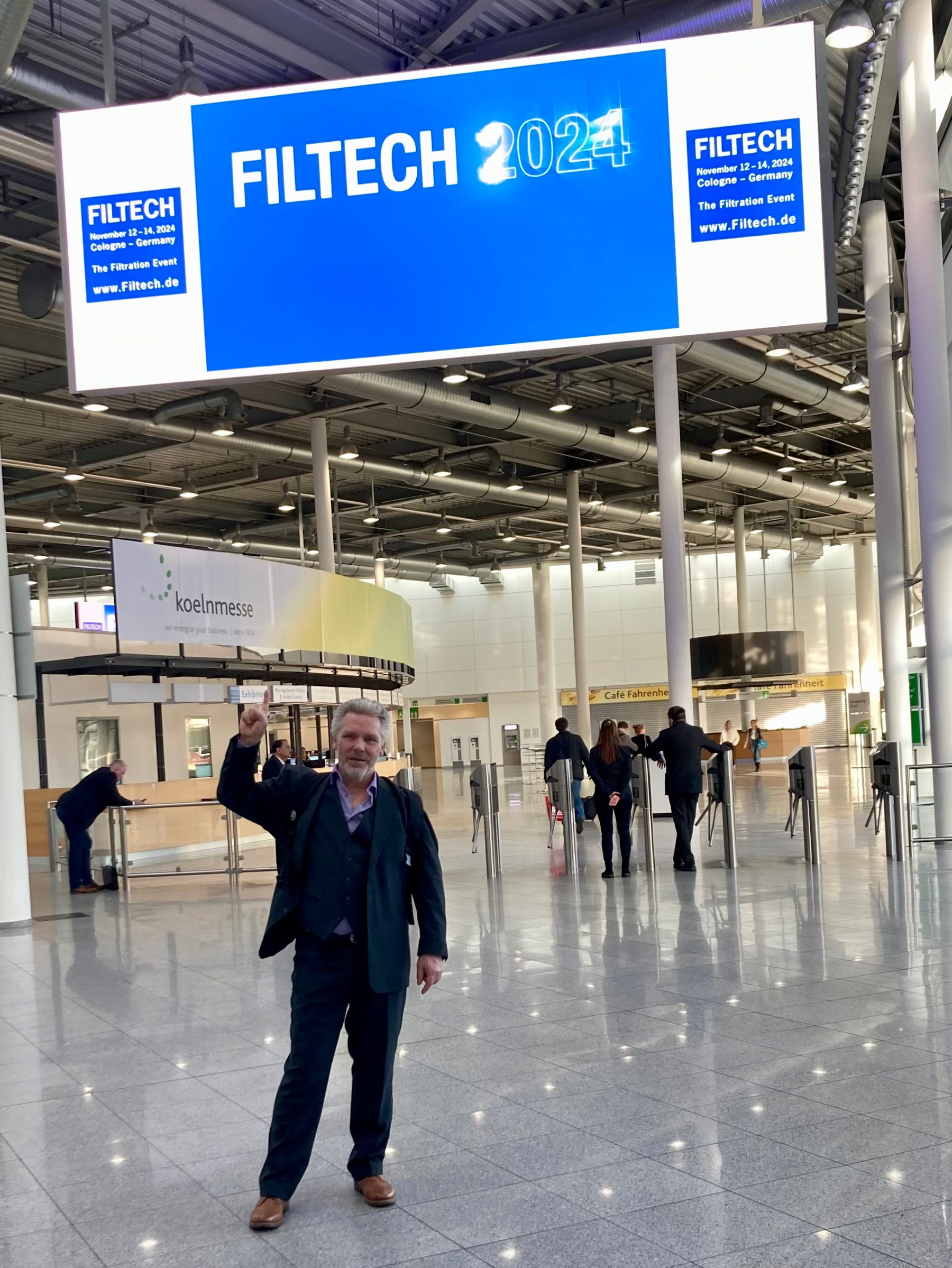 Stephan Schütze is looking forward to seeing you at the #Filtech 2024